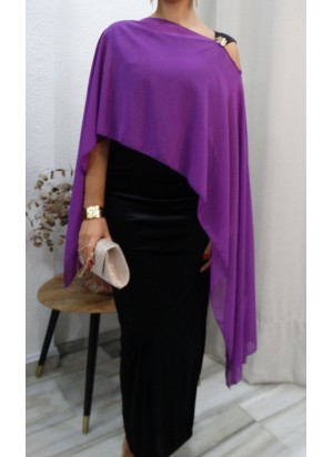 Capa  Color Púrpura para Invitada  o Fiesta