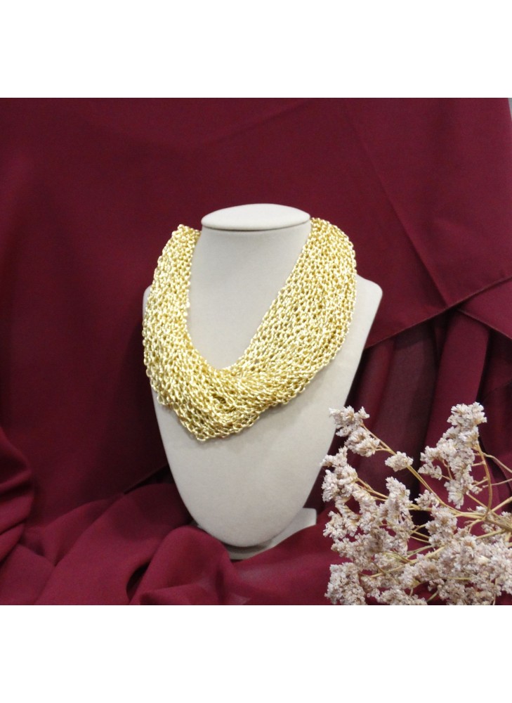 Collar Acero Oro