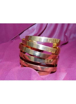 Brazalete en Acero Oro