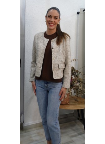 Chaqueta corte chanel