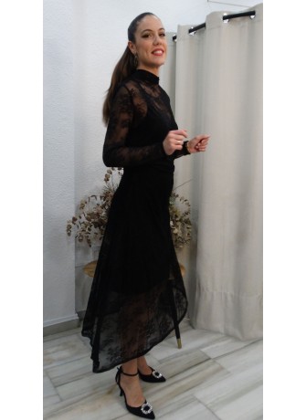 Vestido Negro Perfecto para Fiestas y Cenas | Encaje y Elegancia