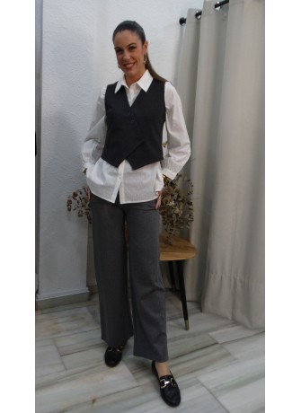 Chaleco de Vestir Cruzado de Mujer | Estilo Clásico y Elegante