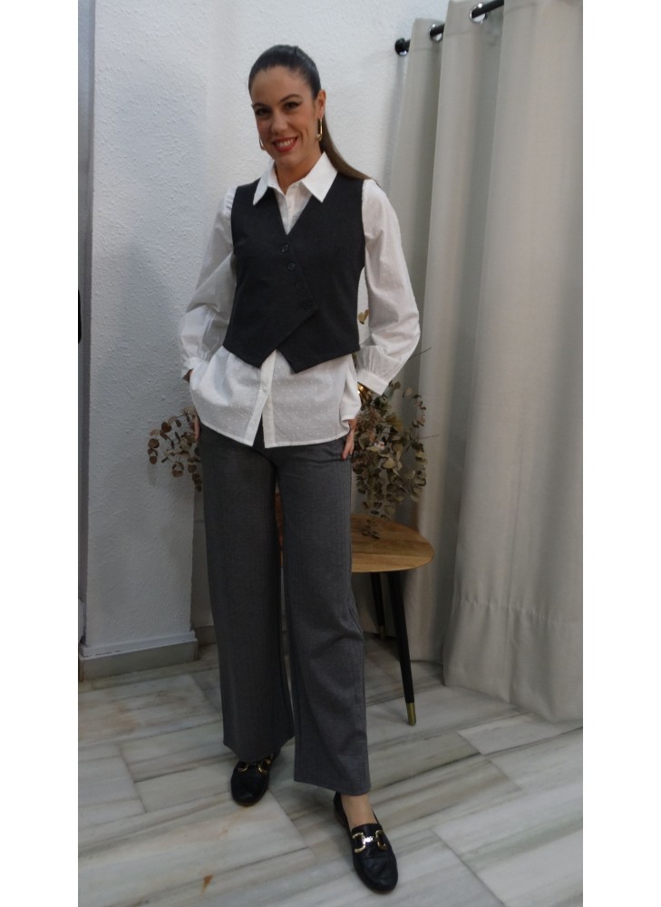 Chaleco de Vestir Cruzado de Mujer | Estilo Clásico y Elegante