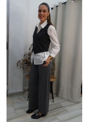 Chaleco de Vestir Cruzado de Mujer | Estilo Clásico y Elegante