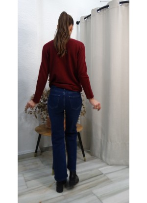 Pantalón Vaquero  Bootcut Mujer | Jean Clásico Corte Recto Mujer