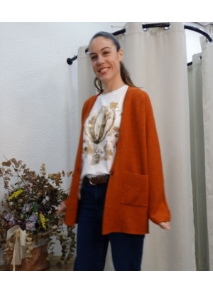 Rebeca  de Punto Color Teja | Colección Primavera