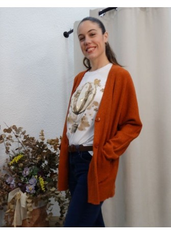 Rebeca  de Punto Color Teja | Colección Primavera