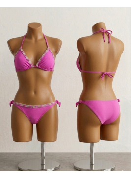Bikini Fucsia con Detalles Laterales | Airemoda